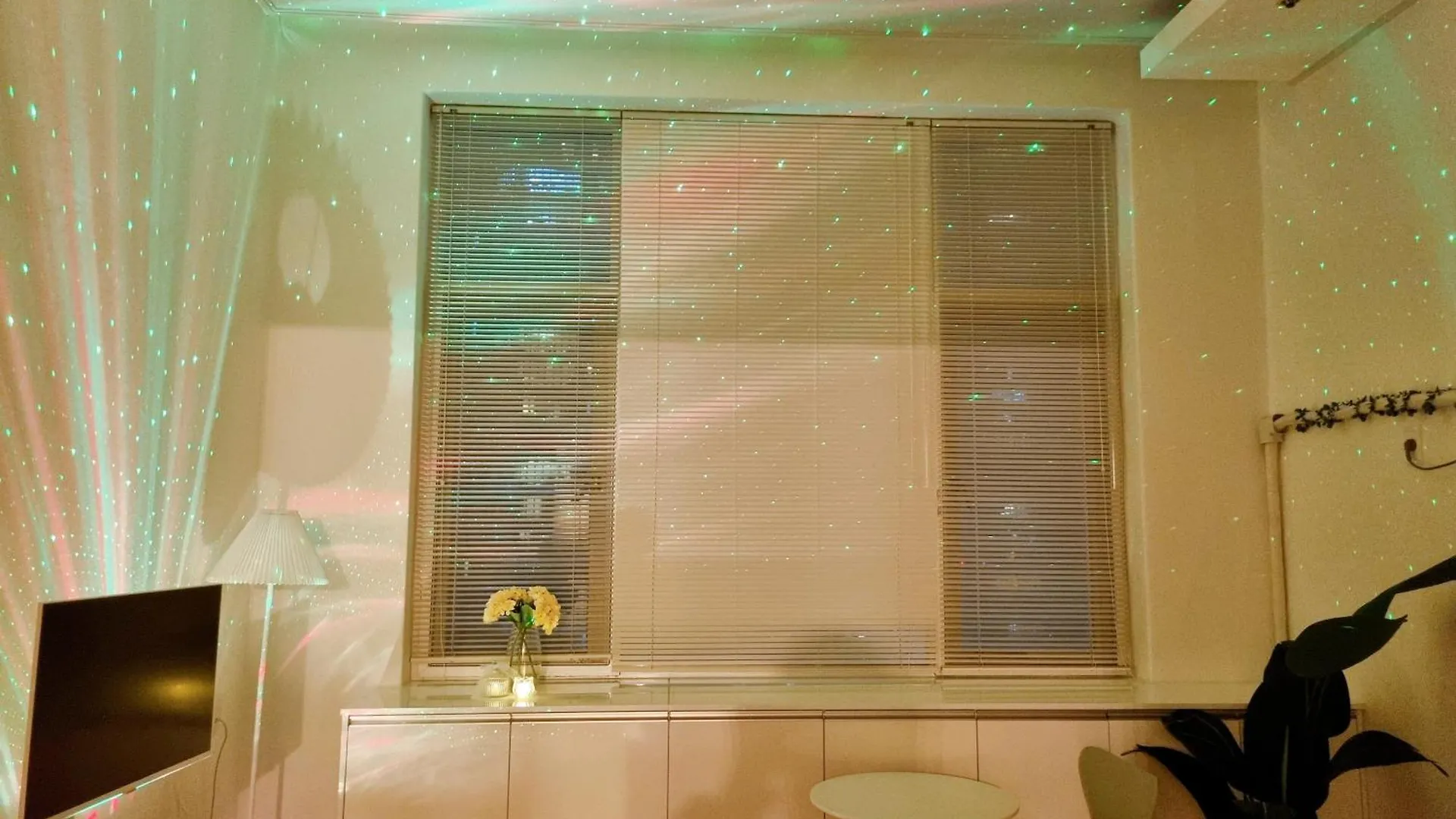 Apartment Yellow House - Duplex, Night View, White Modern Interior Bucheon South Korea