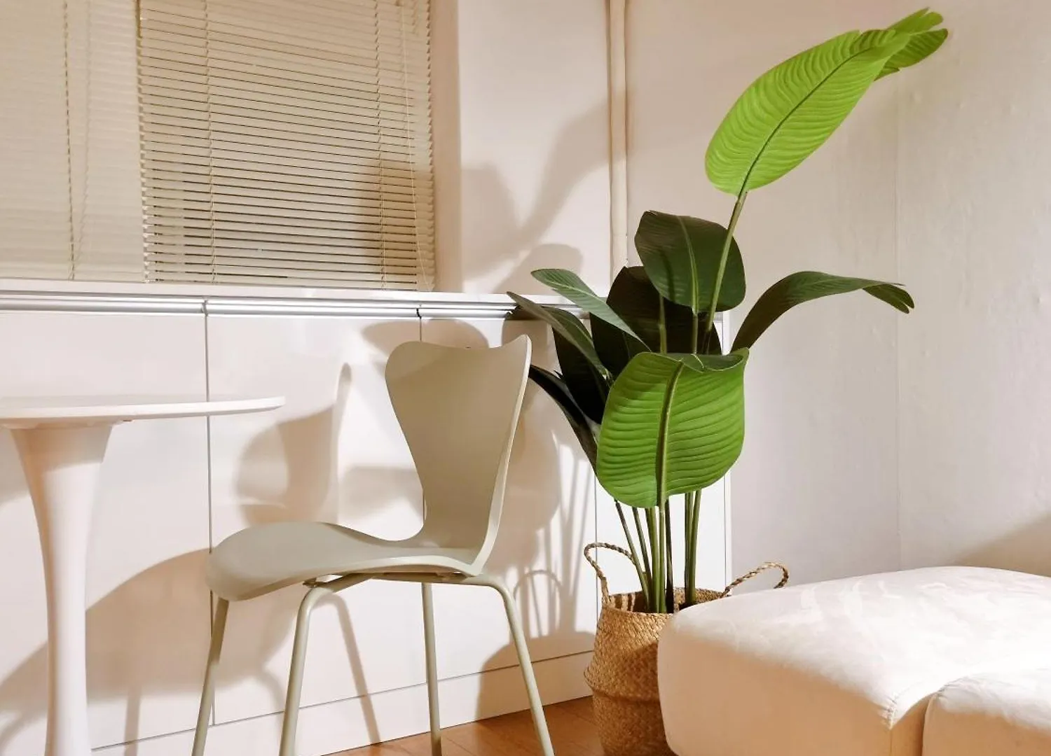 Yellow House - Duplex, Night View, White Modern Interior Bucheon